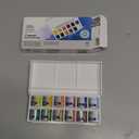 Winsor & Newton Cotman Watercolor Paint Set, Sketchers' Pocket Set, 12 Half Pan w/ Brush