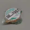 Solid Diagonal Weave Wired Edge Ribbon, 10 Yards (1.5 Inch, Peach)