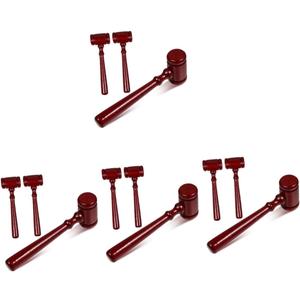 12 Pcs Judge Hammer Wooden Hammer Toy Wooden Hammer Prop Wooden Gavel Judge Gavel Kids Wooden Hammer Mini Gavel Mini Wooden Hammer Gavel Prop Wooden Hammers