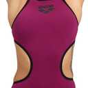 ARENA Womens Women Sports Swimsuit One Big Logo Tech Back 26
