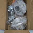 2Sets 2000LB Galvanized Trailer Idler Hub Kits 5 Bolt 4.5 Fit 1-1/16" Trailer Straight Spindle, L44649 Bearings 54.5 Trailer Axle Kit, Boat Trailer Hub Kit