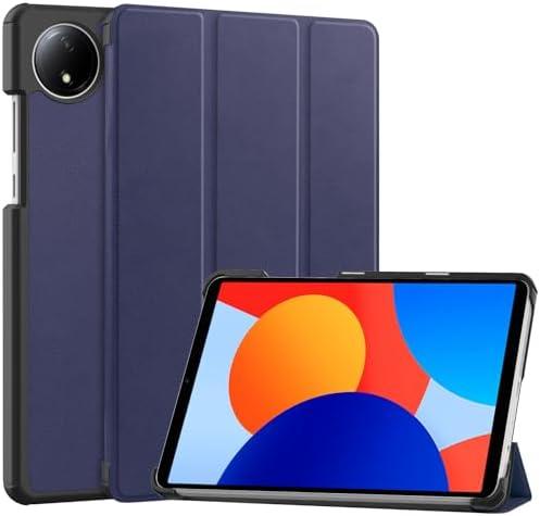 Smart Case for Xiaomi Redmi Pad SE 8.7'' 2024, Ratesell Lightweight Trifold Stand Smart Case Cover with Auto Wake/Sleep for Xiaomi Redmi Pad SE 8.7'' Navy Blue, Pack 2