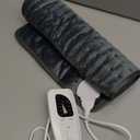 Deepsoon Heating Pad,Electric Heating Pads for Back,Neck,Abdomen,Moist Heating Pad for Shoulder,Knee,Arms,Legs,Dry/Moist Heat & Auto Shut Off,Christmas Gifts for Men and Women,Dark Gray,24x12 Inch