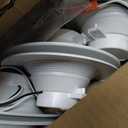 Energetic 5/6 Inch 5CCT LED Recessed Light, 2700K-6500K Selectable Downlight, Can Lights with Baffle Trim, CRI 90, Wet Rated, E26 Base, 10.5W=85W, Dimmable, Simple Retrofit Installation, ETL, 6 Pack