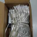 JMEXSUSS Purple Christmas Lights Indoor Outdoor Clear Wire, 66ft 200 LED Purple Lights for Christmas Tree, 8 Modes Deep-Violet String Lights Plug in for Christmas Bedroom Garden Party Xmas Decorations