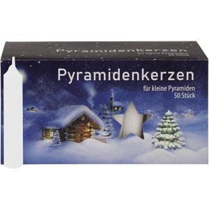 Jeka Pyramidenkerzan 14mm Medium Pyramid Candles, White