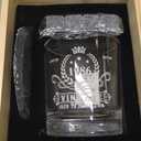 YeohJoy 40th Birthday Gifts for Men,Vintage 1986 Whiskey Glass Set,Wood Box & Whiskey Stones & 1986 Poster Anniversary Card & Coaster,Birthday Gifts Ideas for Him,Husband,Dad