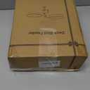 Deck Bird Feeders Platform Bird Feeder Deck Mount Bird Bath Spa for Dual Use Deck Flower Stand Flower Pot Great for Attracting Birds Detachable and Adjustable Heavy Duty Sturdy Steel,Bronze