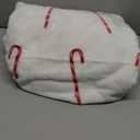 Ultra Soft Fleece Blanket Throw Size - Christmas Flannel Fleece Luxury Throw Blanket - Lightweight Throw for Couch, Bed, Chair - Warm & Breathable - Cozy Microplush Bedding - Candy Cane, Size 65" x 50"