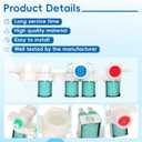 Upgrade DC97-15459H Water Inlet Valve For Samsung Washer WA50R5200AW/US WA45H7000AW/A2 WA45M7050AW WA400PJHDWR/AA WA50R5400AV/US, Replaces AP5621731, PS4220862, EAP4220862
