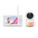 VTech Video Baby Monitor with Camera and Audio, 5" HD LCD Screen, Pan-Tilt-Zoom, 2-Way Talk, VOX Mode, Night Lights, Lullabies, Soothing Sounds, Temperature sensor, Long Range, No WiFi: VM5263 (White)
