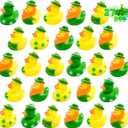 27 PCS St. Patrick's Day Rubber Ducks Baby Showers Accessories Mini 2.16" Duckies Bath Toys for Kids Girls Boys St. Patrick's Day Party Favors Gift Exchange (St. Patrick's)