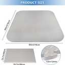 Nisorpa 85 Inch Hot Tub Pad Foundation for Inflatable Tub 1/2" Extra Thick Hot Tub Mat Non Slip Pool Spa Pad EVA Foam Padding Flooring Protector Outdoor Game Camping mat for Outdoor Balcony (Grey)