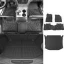 powoq Floor Mat Compatible with 2011-2021 Jeep Grand Cherokee Cargo Mat Floor Liner TPE Trunk Cargo Liner Replacement for 2011-2021 Jeep Grand Cherokee Accessories
