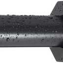 Ivilon Tension Curtain Rod - Hexagonal Spring Tension Rod for Windows or Shower, 36 to 54 Inch, Black