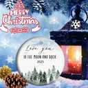 Love You to The Moon and Back - Couple Christmas Ornament 2025 - Our First Christmas Together - Gift for Girlfriend/Boyfriend (C16)