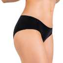 Women's Merino Hipster Brief By Woolly | RWS Certified | Soft, Breathable, Seattle Designed (Black)
