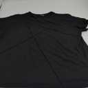 XIEERDUO Womens Summer Tops 2025 Pleated Round Neck Short Sleeve Shirts Business Casual, 3XL