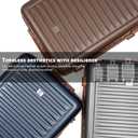 KUNEL Luggage Sets 5 Piece Suitcases with Wheels,ABS Hard Case Suitcases with Spinner Wheels, TSA Lock, Durable Travel Luggage