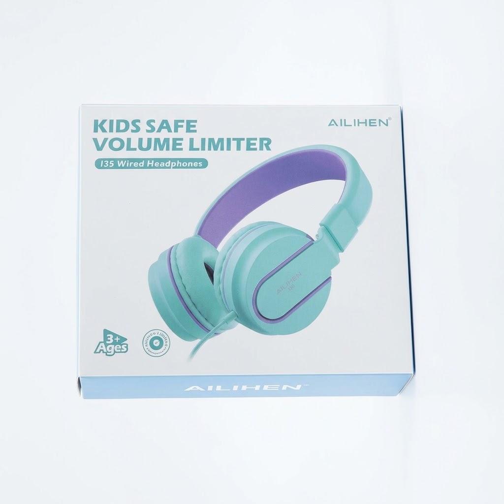 Kid safe volume headphone