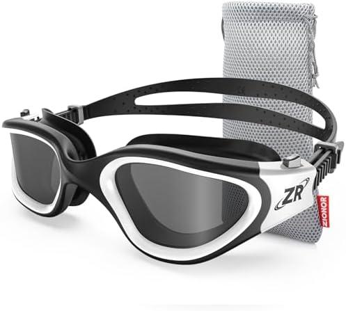 ZIONOR Swim Goggles, Upgraded G1 Polarized Swimming Goggles Anti-Fog for Adult Men Women