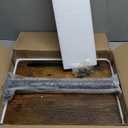 YUHFERA Sofa Armrest Tray Table for Couch - 360 Swivel Height Adjustable End for Small Spaces, Snack Side Table for Bed or Chair with Phone & Tablet Slot (Rustic,Standard) (Rich)