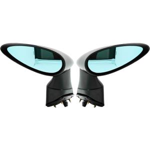 Pair of Side Mirrors - Driver Side & Passenger Side Door Mirrors compatible with 2006 2007 2008 2009 2010 2011 HONDA CIVIC FD/SNL Emark