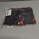 RAISEVERN Mens Hawaiian Shirt Casual Button Down Short Sleeve Tropical Beach Dress Shirt for Summer Holiday (Black, M)