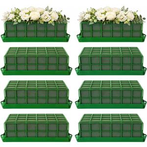 8 PCs Floral Foam Cage, Green