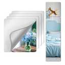 Unbreakable Mirror Tiles, 4PCS 10”x10” Peel And Stick on Mirror for Wall Mirrors Decorative, Toddlers for Kids Bedroom, Plastic Gym Frameless Door Small Adhesive Mirrors for Classroom Decor Stickers