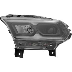 LED Headlight Assembly Left Side for 2021-2023 Dodge Durango w/Low/High Beam, DRL, Turn Signal Lights, Driver/Passenger Side Direct Replacement Headlamps Assy (Left Driver Side)