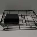 Expandable in Sink Dish Drying Rack,Small Dish Rack Over Sink with Utensil Holder,Stainless Steel Dish Drainers for Kitchen Counter,Sink Drying Rack for Small Space,14.57-20.87L x 10.24W x 2.76D