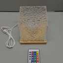 Ocean Wave Projector Light, Mood Lighting Ambient Lighting Luminorthe Cube Northern Lights Projector with 16 Colors and Dynamic Ripple Effect for Living Room Bedroom Decor - 5.1inch