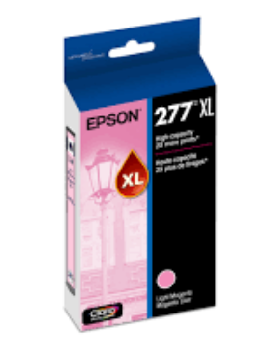 Epson 277XL - High Capacity - Claria Photo HD Light Magenta Ink Cartridge for XP-850, XP-950, XP-860, XP-960, XP-970, Single Pack, C13T278692