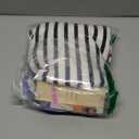 Womens Oversized T Shirts Striped Color Block Cotton Tops Summer Casual Half Sleeve Loose Fit Crewneck Sweatshirts S