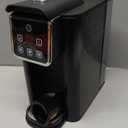 KIDISLE Hot & Iced Coffee Maker with Bold Setting, Single Serve Coffee Maker for K Cup and Grounds, 6-14 Oz Brew Sizes, 50 Oz Removable Water Tank, One Cup Coffee Machine with Reusable Filter, Black 