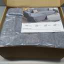 Sectional Couch Covers, 2 Pieces Washable L Shaped Couch Covers Sofa Blanket for Dogs Pet Friendly Sectional Sofa Slipcovers Furniture Covers,71"x 110"+ 71"x 118",(X-Large,Dark Gray)