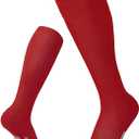 JASGOOD Soccer Socks Kids Baseball Softball Sock Youth Boys Girls Women Men Football Sock for Adult Team Sport Athletic Socks