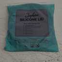 Sophico 4 Cup Round Silicone Storage Cover Lids Replacement for Anchor Hocking and Pyrex 7201-PC Glass Bowls (Container not Included) (Navy Blue-2 Pack)