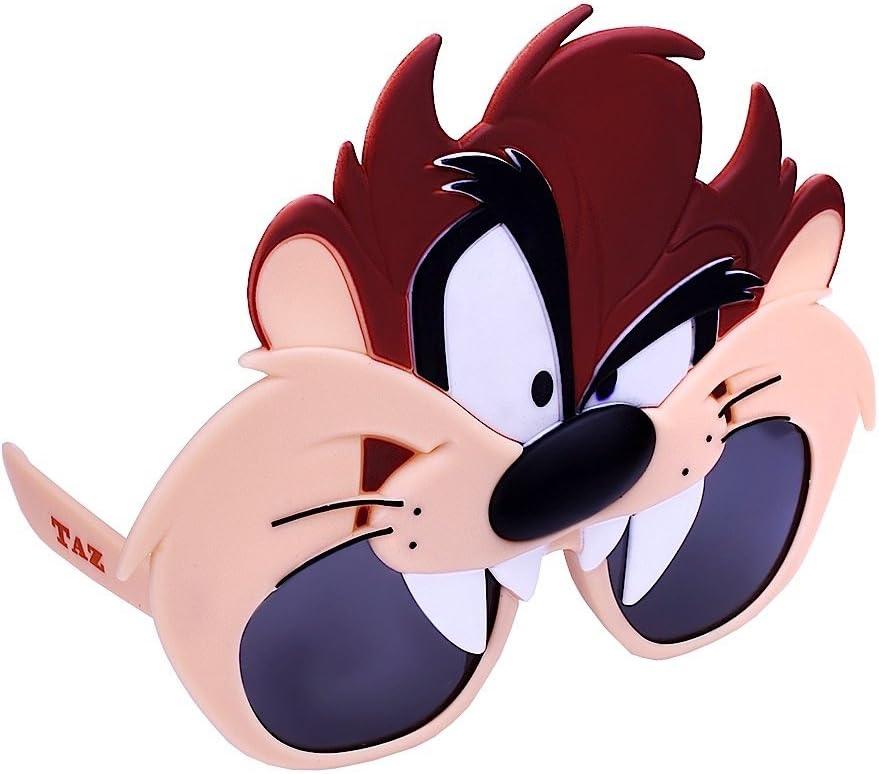 Sun-Staches Looney Tunes Sunglasses | Bugs, Taz or Marvin Costume Accessory | UV 400 | One Size Fits Most