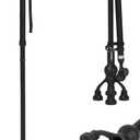 Careboda Foldable Walking Cane for Men & Women, Adjustable Cane with T-Handle, Free Standing Cane for Seniors & Adults, Mobility and Daily Living Aids, Supports up to 300 lbs, Black