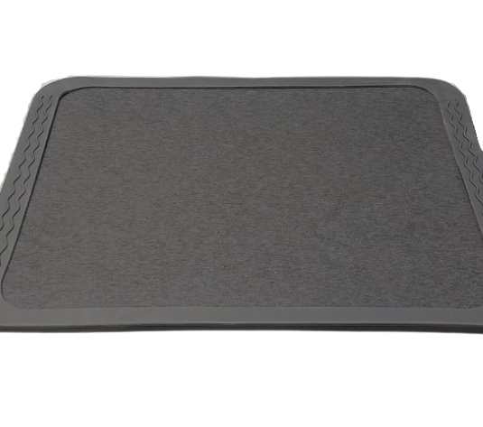 DRINKPOD Stone Bath Mat Diatomaceous Earth Shower Mat Non-Slip Super Absorbent Bathroom Floor Mat Quick Drying Natural 16x12 (Grey)