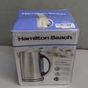 Hamilton Beach 1.7 Liter Temperature Control Electric Kettle, Water Boiler & Heater, Fast Boiling 1500 Watts, BPA Free, Cordless, Auto-Shutoff and Boil-Dry Protection, Stainless Steel (41020R) (1.8 Quarts)