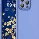 SUPFINE Designed for iPhone 15 Pro Case,Premium Liquid Silicone with [Soft Anti-Scratch Microfiber Lining][Upgraded Camera Protection] Slim Shockproof Phone Case for Men Women Girls,Periwinkle