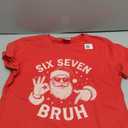 Bruh 67 Christmas Santa Six Seven 6 7 Boys Christmas Pajamas T-Shirt, Red 