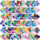 120 Pcs Mini Pop Bubble Fidget Toys for Party Favors, Small Silicone Pop Keychain Bulk for ClassroomC Prizes,Goodie Bag Stuffers Christmas Valentine Gifts for Kid Student