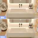 2 x Flexible Quarter Round Molding,Flexible Molding Trim Self Adhesive,Quarter Round Trim,Peel and Stick Trim for Wall Edge Corner,Cabinet Edge,Countertops.(White) (1m/39in)