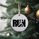 2025 Running Ornament  Marathon & Half Marathon Finisher Gift, Cross Country Keepsake for Runners  Christmas Tree Decoration for Athletes (C3)