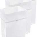 30 Gallon Disposable Pop-Up Trash Cans (3-Pack) with Fitted Bags  Foldable Garbage & Recycling Bins for Parties, Events & Kitchen (White, 30" H x 14" W x 17" D)