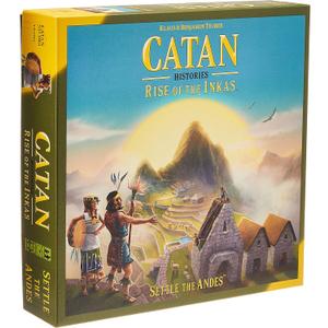 CATAN Histories Rise of the Inkas Board Game - Explore the Ancient Andean Cultures in this Strategic Game! Family Game for Kids & Adults, Ages 12+, 3-4 Players, 90 Min Playtime, Made by CATAN Studio (Stand Alone Game)